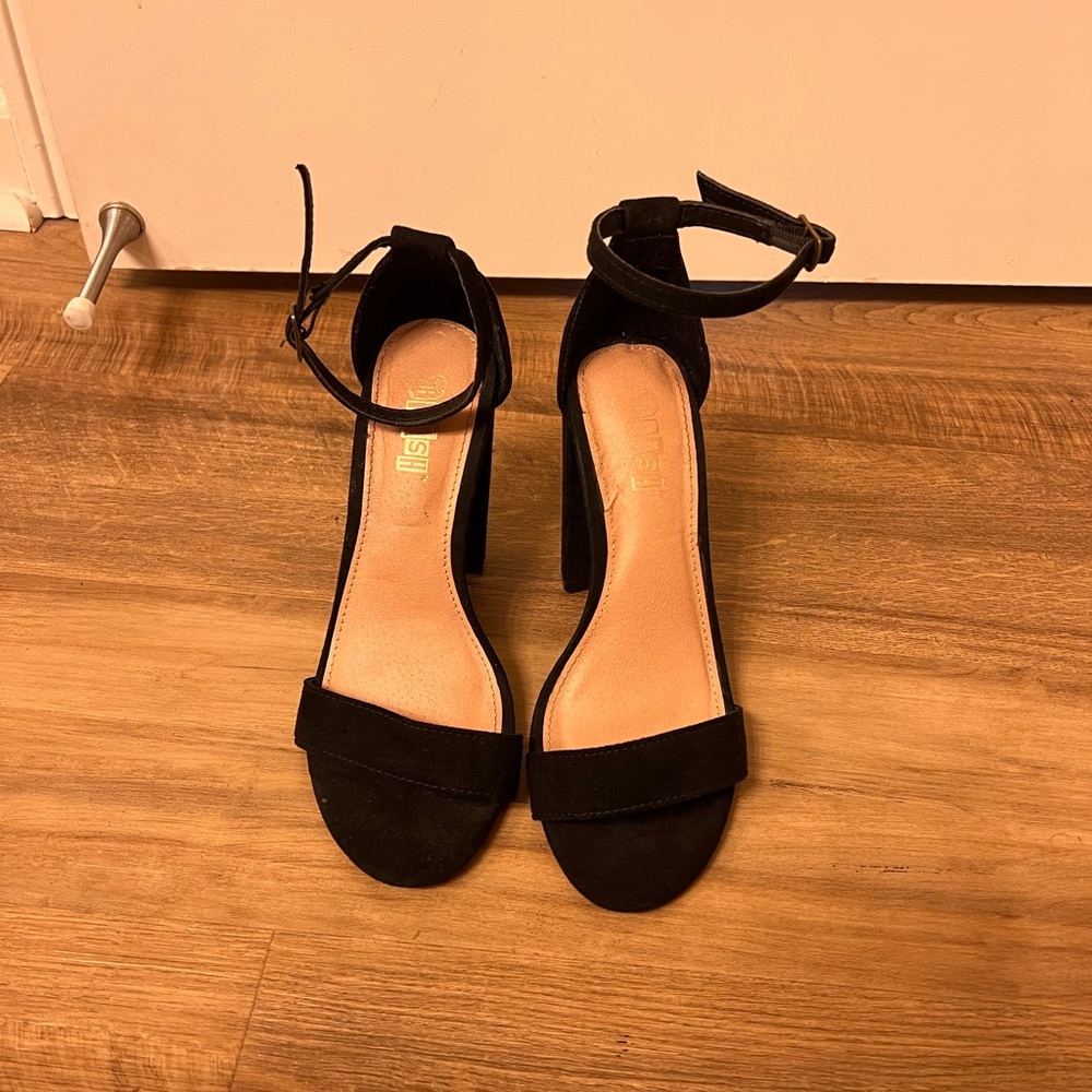 Black heels